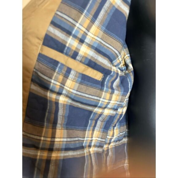 Columbia Men's Khaki Tan Insulated Thick Flannel Winter Jacket Size Medium - Picture 6 of 10